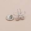 Botón antideslumbrante botón oculto mini broche para damas que combina con todo escote pecho ropa fija camisa exquisito no botón pin