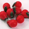 Colgante Llavero 3D Fruta Realista Grande Shangding con Durian, Mangostán, Pitahaya y Mango para Manualidades DIY