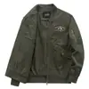 Chaqueta de Otoño Nueva para Hombre Ajuste Casual Juvenil Cálida con Cremallera Algodón Chaqueta 2207Jp