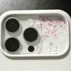 Adesivos para Lente de Celular, Árvore de Flor de Cerejeira, Flocos de Neve de Natal, Adesivos de Película Traseira de Rena, Adesivos em Relevo 3D, Chaves de Carro