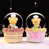 Caja de Música Bola de Cristal Estilo TikTok Dulce Negocio Regalo de Cumpleaños para Niños Venta al por Mayor Decoración de Escritorio para Dormitorio