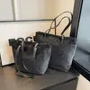 Bolsa de Felpa, Bolsa Tote de Gran Capacidad para Mujer, Gama Alta, Sencilla, Bolsa Peluda, Estilo Coreano, Moderna, Versátil, Bolso de Hombro para Mujer