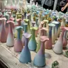 Mini Florero de Cerámica con Acabado de Alta Gama, Pequeño Regalo Cultural y Creativo de Jingdezhen, Artículo Pequeño Popular para la Venta en Zonas Turísticas