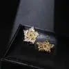 Pendientes de remolino pequeño con temperamento de moda europea y americana de AliExpress para mujer, personalidad simple, hermosos pendientes de cobre con incrustaciones de circonita, venta al por mayor para mujer