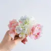 Cabeças de Flores de Hortênsia Bonitas Estilo Ins Transfronteiriço, Flores Artificiais, Plantas Falsas, Atacado para Decorações de Casamento e Decoração de Casa