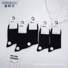 Série Xin Shiyu Outono e Inverno Novo Estilo Meia de Algodão Espessa All-In-One de Cano Médio, Meias Lisas de Ponto Duplo Perfumadas, Modernas e Versáteis