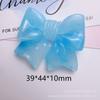 Corbata de lazo resina accesorios diy gel crema pinza para el pelo cuerda funda para teléfono móvil flor para zapato funda para teléfono móvil parche de joyería