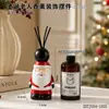 Botella de Aromaterapia de Muñeco de Nieve Navideño para Dormitorio Interior, Aromaterapia de Gama Alta sin Llama, Fragancia para Habitación del Hogar, Adorno Decorativo de Escritorio