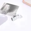 Pinza para el Cabello Rectangular Simple de Tamaño Mediano 4.5cm Medio Atado Pinza para el Cabello con Galvanizado Brillante Pinza para el Cabello Accesorio para el Cabello