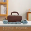 Conjunto de Chá de Viagem Forno Ru Presente para Reunião Anual da Empresa Presentes para Clientes Funcionários Lembrancas Evento de Inauguração de Banco Hotel Presentes