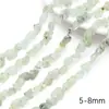 Pulseira de Contas de Pedra Natural de Formato Especial com Furo Reto, Contas Soltas para Pulseira e Colar DIY Feito à Mão, Acessórios de Decoração