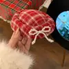 Pasador de Pelo con Lazo de Año Nuevo y Borlas de Felpa, Pinza Roja para el Cabello para Niños, Adorno para la Cabeza con Ambiente Festivo para el Festival de Primavera