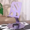 Soporte de teléfono creativo todo metal, nuevo soporte multifuncional macaron para escritorio, transmisión en vivo, soporte perezoso, abrazadera plegable y giratoria