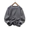 Camiseta Interior de Moda a Rayas de Cuello Redondo para Niños, Esencial para Uniforme Escolar, Venta al por Mayor de una Pieza desde Fábrica de Exportación de Qingdao, Se Puede Usar Afuera