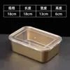 Contenedor de Acero Inoxidable para Alimentos con Tapa Cuadrado Lonchera Almacenamiento en Refrigerador Preparación para Olla Caliente Lonchera para Exteriores Caja Cuadrada Pequeña Regalo