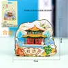 Ímã de Geladeira de Liga Qingdao Cidade Turística Popular de Shandong Check-in Lembrança Cultural e Criativa Ímã de Geladeira Magnético Atacado