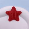 Lana tejida de imitación estrella de cinco puntas DIY accesorios para el cabello hechos a mano accesorios para bufandas ropa zapatos y sombreros todo tipo de accesorios decorativos al por mayor