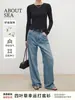 Camiseta Base de Trébol de Cuatro Hojas de la Suerte de Otoño ABOUTSEA para Mujer, Bendición de Buena Suerte, Camiseta de Manga Larga con Cuello Redondo Ajustada de Terciopelo Mousse
