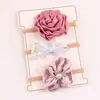 Set de Diademas Florales de Nylon para Niños, Transfronterizo Europeo y Americano, Nuevo Producto, Diadema Ultra Suave Sin Costuras para Bebés