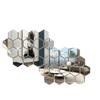 Adesivos de parede espelhados hexagonais acrílicos personalizados transfronteiriços DIY autoadesivos adesivos de parede decoração de casa adesivos de parede de fundo