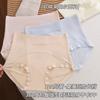 Dropshipping Peça Única Roupa Íntima Feminina Cintura Alta de Liocel Feita de Seda de Amora 10A com Forro Antibacteriano, Controle de Barriga, Levanta Bumbum, Shorts Triângulo Respirável