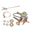 Montagem de Proteção contra Apagamento de Chama de Tubo Duplo Fogão de Ferro Fundido Fogão Rápido Interruptor de Tubo Duplo Montagem de Fogão de Fogo Forte de Tubo Duplo Desligamento Automático de Gás