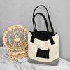 Bolso de punto cruzado de verano, bolso de compras de gran capacidad y combinable, bolso tejido sencillo de moda, bolso de hombro para mujer