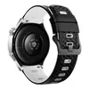 Adequado para Samsung/Huawei/Xiaomi Watch Series Padrão Diamante Silicone Esportivo Bicolor Pulseira 22mm Universal
