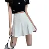 Estilo de Alta Gama Para Mujeres Petite Verano 2026 Nuevo Diseño Nicho Falda Línea A Falda Corta Negra Voluminosa