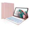 Adecuado para iPad 110ª Generación Teclado Bluetooth Luminoso Desmontable Funda Protectora A16 Ranura para Lápiz Magnético Funda para Tablet Ratón Pelo