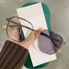 Nuevo marco de gafas fotocromáticas que cambian de color miopía mujeres grado ajustable cara lisa cara cuadrada redonda marco grande gafas de alta calidad que cambian de color