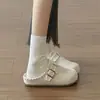 Nuevas Chanclas Birkenstock de Verano 2026, Planas, Mate, de Cuero, Versátiles, de Punta Redonda, Ligeras, Antideslizantes, Casuales, Perezosas
