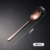 Colher de salada de aço inoxidável transfronteiriça 304 Colher integrada Garfo de refeição principal de uso duplo Colher de macarrão instantâneo de garfo Colher de salada de frutas de garfo