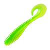 Tornillo para cebo Luya transfronterizo cebo blando 7.5cm3.3g cola rizada pupa voladora TPE cebo falso perca pico cebo negro al por mayor