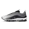 Zapatos Putian Venta al por mayor de comercio exterior Air Max97 Amortiguación de aire en toda la suela Retro Bala Mismo estilo para Hombres y Mujeres Zapatos Deportivos para Correr
