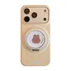 Funda linda de conejo con lunares adecuada para iPhone 17 Pro Max, funda magnética para teléfono Apple 16, 15/14/13 a prueba de golpes