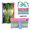 Funda Protectora Adecuada para Tableta Galaxy Tab A11 de 8.7 pulgadas Sm-X135G/130 Funda Protectora Suave de Silicona