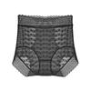 Bragas de Encaje de Verano de Cintura Alta Ligeras que Controlan el Vientre para Mujer, Ropa Interior Sexy de Seda de Mora de Alta Elasticidad que Cubre los Glúteos para Niñas, Estilo Delgado