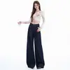 Novedades Otoño/Invierno 2026 Color Mezclilla Ropa para Mujer Jeans Jeans de Pierna Recta Jeans de Pierna Ancha Pantalones Largos Color Mezclilla para Mujer Yi Chun