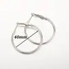 Pendientes Irregulares Grandes de Círculo con Forma de C de Nuevo Estilo Europeo y Americano, Pendientes de Diseño Simple a la Moda para Mujer al por Mayor
