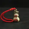 Grifo de Latón Calabaza de la Fortuna Adorno Giratorio con Manija Giratoria para Alivio del Estrés Manualidad