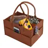 Bolsa de Maternidade Multifuncional de Grande Capacidade Transfronteiriça, Bolsa de Armazenamento Espessa de Feltro para Mãe e Bebê, para Mamadeiras e Fraldas