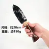 Obsidiana Cristal Natural Ópalo Cuchillo Hacha Espada Sin Filo Modelo Csgo Cuchillo Golpeado a Mano Cuchillo de Mena Wholesale