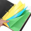 Carpeta de Almacenamiento de Oficina de Hojas Sueltas Estilo Americano con Doble Bolsillo, Bolsa Plegable para Archivos de Inserción Derecha, Popular en Amazon