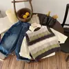 Liquidación, sin devoluciones ni cambios, 15 yuanesSuéter infantil MaiBao, suéter de ondas, chaleco de rayas para niños y niñas