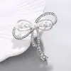 Moda Europea y Americana Nuevo Broche de Pin con Lazo para Ramillete Pin de Cuello Anti-Luz Accesorios para Ropa de Mujer Broche
