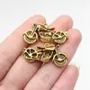 34X16X8Mm 7.4g Multicolor Accesorios para Joyería Hecha a Mano DIY Artículos de Uso Diario Colgante de Motocicleta Estéreo 3D