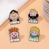 Insignia de Personaje de Dibujos Animados de Viaje al Oeste de Wen Chuang Pin Periférico Rey Mono Sacerdote Tang Cerdo Bajie Fray Sand Accesorios de Broche