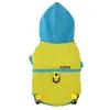 Abrigo de invierno impermeable para mascotas de dos tonos con cuello alto, chaleco cortavientos y cálido, adecuado para uso en exteriores, se puede sujetar a una correa, chaqueta de algodón casual para perros