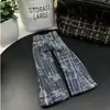 Fábrica 4 polegadas Perna Longa Gato Kt Calça Rasgada Vestir High Street Cintura Alta Perna Larga Jeans Tendência da Moda Hip Hop Boneca